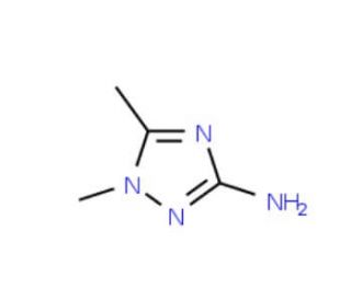 1,5-Dimethyl-1H-[1,2,4]triazol-3-ylamine (CAS 34776-19-7) - chemical structure image