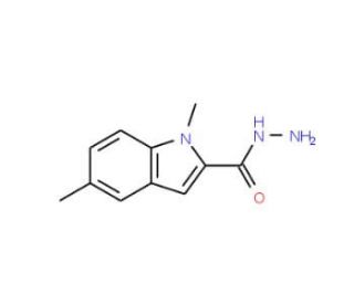 1,5-Dimethyl-1H-indole-2-carbohydrazide - chemical structure image