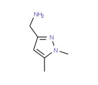 (1,5-Dimethyl-1H-pyrazol-3-yl)methylamine (CAS 423768-52-9) - chemical structure image
