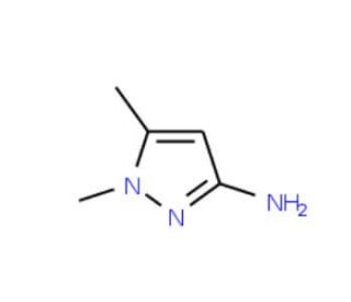 1,5-Dimethyl-1H-pyrazol-3-ylamine (CAS 35100-92-6) - chemical structure image