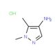 1,5-Dimethyl-1H-pyrazol-4-amine hydrochloride - chemical structure image