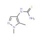 (1,5-Dimethyl-1H-pyrazol-4-yl)-thiourea - chemical structure image