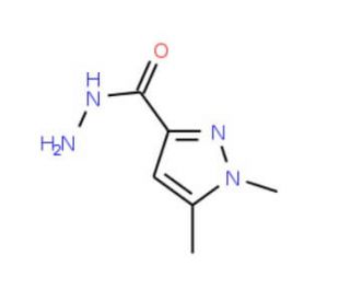 1,5-Dimethyl-1H-pyrazole-3-carbohydrazide (CAS 94447-28-6) - chemical structure image