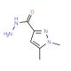 1,5-Dimethyl-1H-pyrazole-3-carbohydrazide (CAS 94447-28-6) - chemical structure image