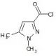 1,5-Dimethyl-1H-pyrazole-3-carbonyl chloride (CAS 49783-84-8) - chemical structure image