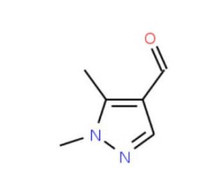 1,5-Dimethyl-1H-pyrazole-4-carbaldehyde (CAS 25711-30-2) - chemical structure image