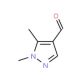 1,5-Dimethyl-1H-pyrazole-4-carbaldehyde (CAS 25711-30-2) - chemical structure image