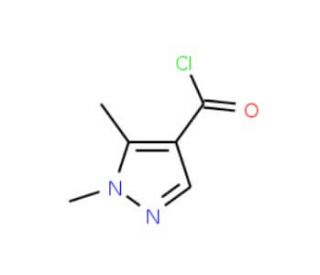 1,5-Dimethyl-1H-pyrazole-4-carbonyl chloride (CAS 851973-08-5) - chemical structure image