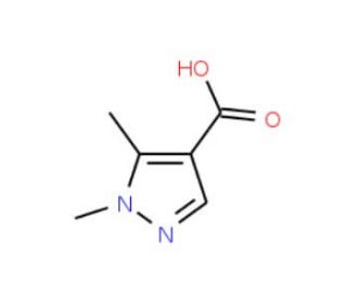 1,5-dimethyl-1H-pyrazole-4-carboxylic acid (CAS 31728-75-3) - chemical structure image