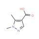 1,5-dimethyl-1H-pyrazole-4-carboxylic acid (CAS 31728-75-3) - chemical structure image