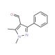 1,5-Dimethyl-3-phenyl-1H-pyrazole-4-carbaldehyde - chemical structure image