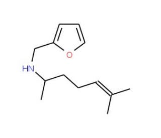 (1,5-Dimethyl-hex-4-enyl)-furan-2-ylmethyl-amine - chemical structure image