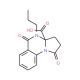 1,5-dioxo-4-propyl-2,3,4,5-tetrahydropyrrolo[1,2-a]quinazoline-3a(1H)-carboxylic acid - chemical structure image