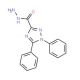 1,5-Diphenyl-1H-[1,2,4]triazole-3-carboxylic acid hydrazide (CAS 92555-70-9) - chemical structure image