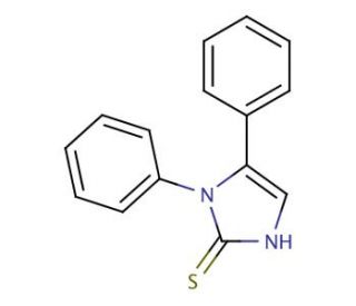 1,5-diphenyl-1H-imidazole-2-thiol - chemical structure image
