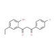 1-(5-Ethyl-2-hydroxyphenyl)-3-(4-chlorophenyl)-1, 3-propanedione (CAS 328925-71-9) - chemical structure image