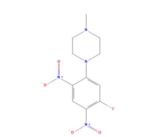 1-(5-Fluoro-2,4-dinitrophenyl)-4-methylpiperazine (CAS 928830-73-3) - chemical structure image