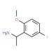 1-(5-fluoro-2-methoxyphenyl)ethan-1-amine - chemical structure image