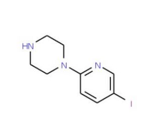 1-(5-Iodo-2-pyridyl)piperazine (CAS 219635-89-9) - chemical structure image