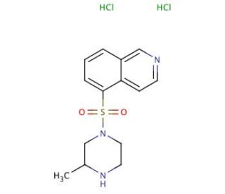 1-(5-Isoquinolinylsulfonyl)-3-methylpiperazine dihydrochloride (CAS 140663-38-3) - chemical structure image