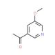 1-(5-Methoxypyridin-3-yl)ethanone (CAS 886364-74-5) - chemical structure image