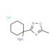 1-(5-methyl-1,2,4-oxadiazol-3-yl)cyclohexanamine hydrochloride - chemical structure image