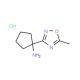 1-(5-methyl-1,2,4-oxadiazol-3-yl)cyclopentanamine hydrochloride - chemical structure image