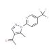 1-{5-methyl-1-[5-(trifluoromethyl)pyridin-2-yl]-1H-pyrazol-4-yl}ethanone - chemical structure image