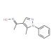 1-(5-methyl-1-phenyl-1H-pyrazol-4-yl)ethanone oxime - chemical structure image