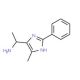 1-(5-methyl-2-phenyl-1H-imidazol-4-yl)ethanamine - chemical structure image