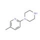 1-(5-Methyl-2-pyridyl)piperazine (CAS 104395-86-0) - chemical structure image