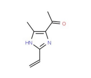 1-(5-methyl-2-vinyl-1H-imidazol-4-yl)ethanone - chemical structure image