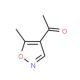 1-(5-Methyl-4-isoxazolyl)-1-ethanone (CAS 6497-21-8) - chemical structure image