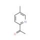 1-(5-Methyl-pyridin-2-yl)ethanone (CAS 5308-63-4) - chemical structure image