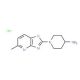 1-(5-Methyl[1,3]oxazolo[4,5-b]pyridin-2-yl)-piperidin-4-amine hydrochloride - chemical structure image