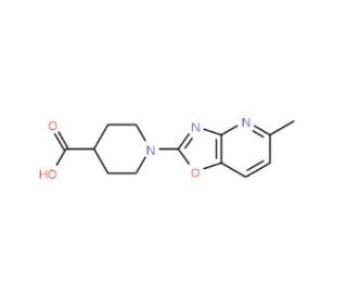 1-(5-Methyl[1,3]oxazolo[4,5-b]pyridin-2-yl)-piperidine-4-carboxylic acid - chemical structure image
