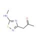 1-[5-(methylamino)-1,2,4-thiadiazol-3-yl]acetone (CAS 257862-97-8) - chemical structure image