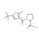 1-(5-tert-Butyl-2-methyl-furan-3-carbonyl)-pyrrolidine-2-carboxylic acid - chemical structure image