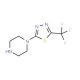 1-(5-Trifluoromethyl-[1,3,4]thiadiazol-2-yl)piperazine (CAS 562858-09-7) - chemical structure image