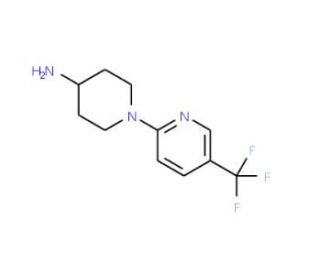 1-[5-(trifluoromethyl)pyridin-2-yl]piperidin-4-amine - chemical structure image