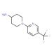 1-[5-(trifluoromethyl)pyridin-2-yl]piperidin-4-amine - chemical structure image