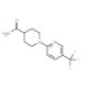 1-[5-(Trifluoromethyl)pyridin-2-yl]piperidine-4-carboxamide - chemical structure image