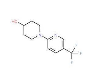 1-[5-(Trifluoromethyl)pyridin-2-yl]piperidine-4-ol - chemical structure image