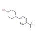 1-[5-(Trifluoromethyl)pyridin-2-yl]piperidine-4-ol - chemical structure image