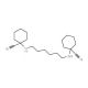 1-({6-[(1-cyanocyclohexyl)amino]-hexyl}amino)cyclohexanecarbonitrile (CAS 22411-41-2) - chemical structure image