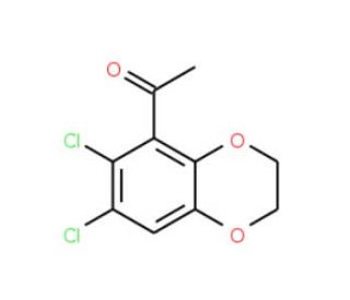 1-(6,7-Dichloro-2,3-dihydro-1,4-benzodioxin-5-yl)-1-ethanone - chemical structure image