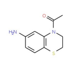 1-(6-amino-3,4-dihydro-2H-1,4-benzothiazin-4-yl)ethan-1-one - chemical structure image