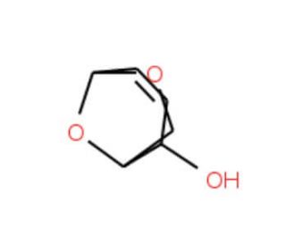 1,6-Anhydro-2,3-dideoxy-b-D-threo-hex-2-enopyranose (CAS 58394-32-4) - chemical structure image