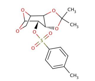 1,6-Anhydro-3,4-O-isopropylidene-2-tosyl-β-D-galactopyranose (CAS 81028-98-0) - chemical structure image