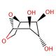 1,6-Anhydro-β-D-mannopyranose (CAS 14168-65-1) - chemical structure image